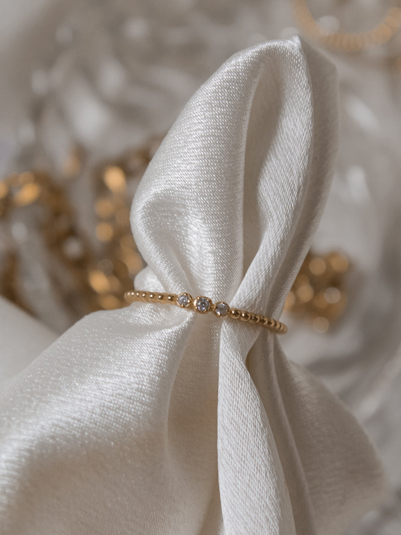 Dainty Gold Stacking Ring