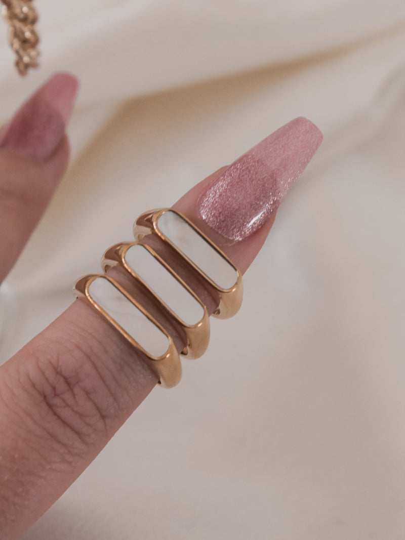 Pearl Page Ring by Jurate