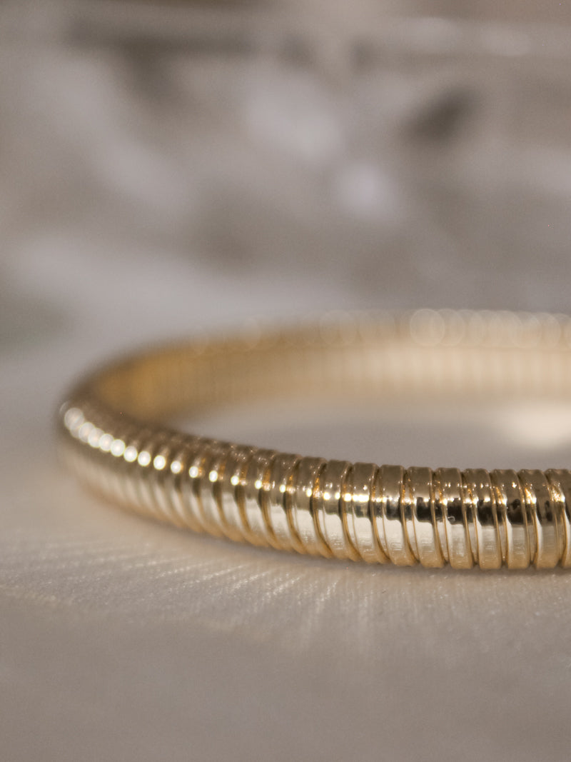 Gold Flex Snake Bracelet 