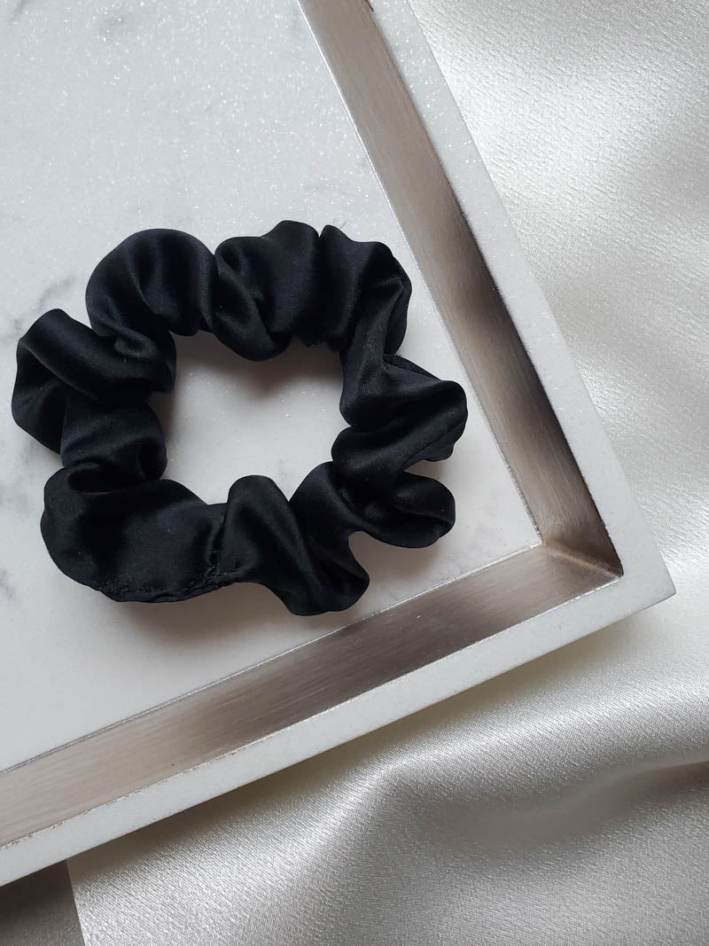 Black Silk Scrunchie by I'm With The Band