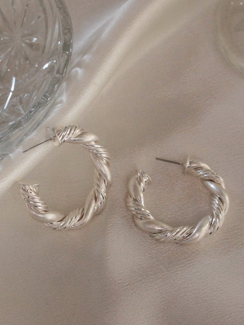 PETIT MOMENTS - LIMELIGHT HOOPS - SILVER