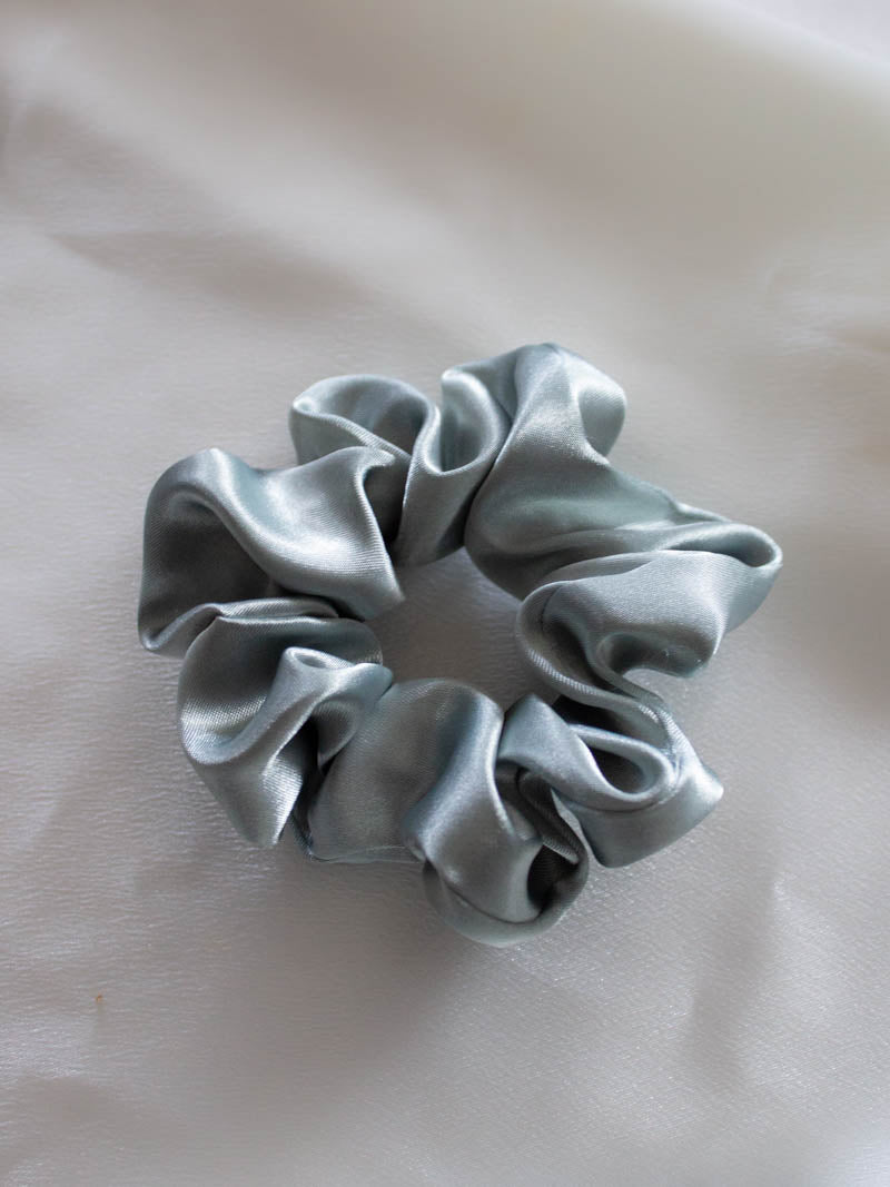 Sage Satin Scrunchie