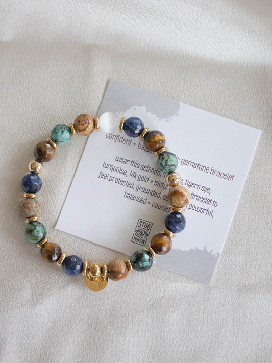 MULTI GEMSTONE HEALING BRACELET