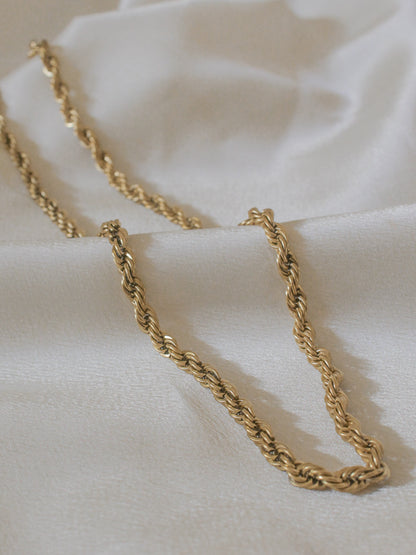 Gold Rope Chain by West Angel at The Obcessory