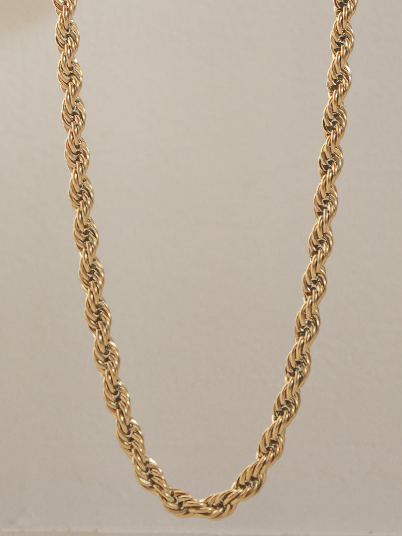 Gold Plated Rope Chain