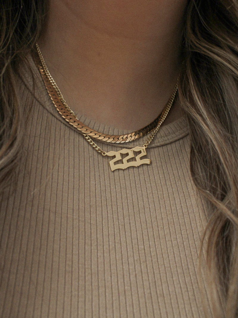 222 Angel Number Necklace