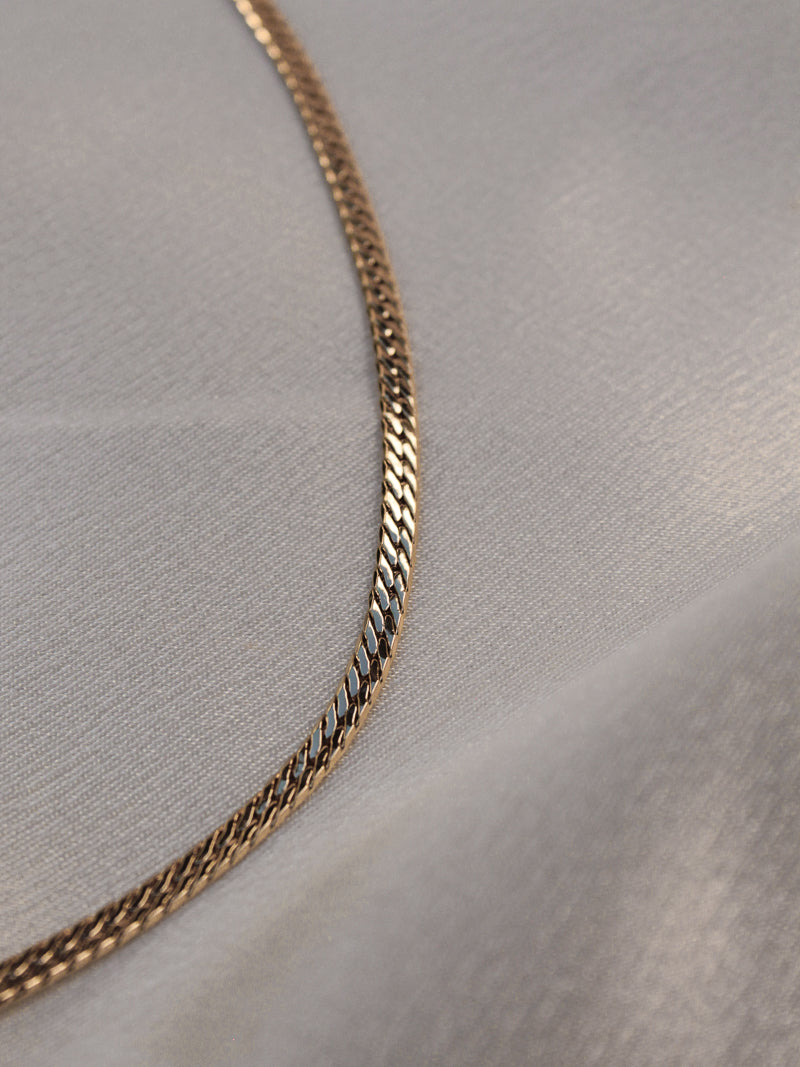 Gold Plated Flat Chain 