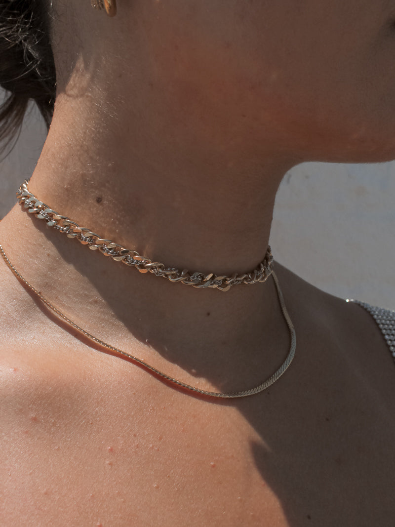 Gold Flat Chain | five and two 