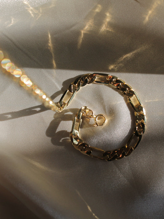 Gold Figaro Necklace 