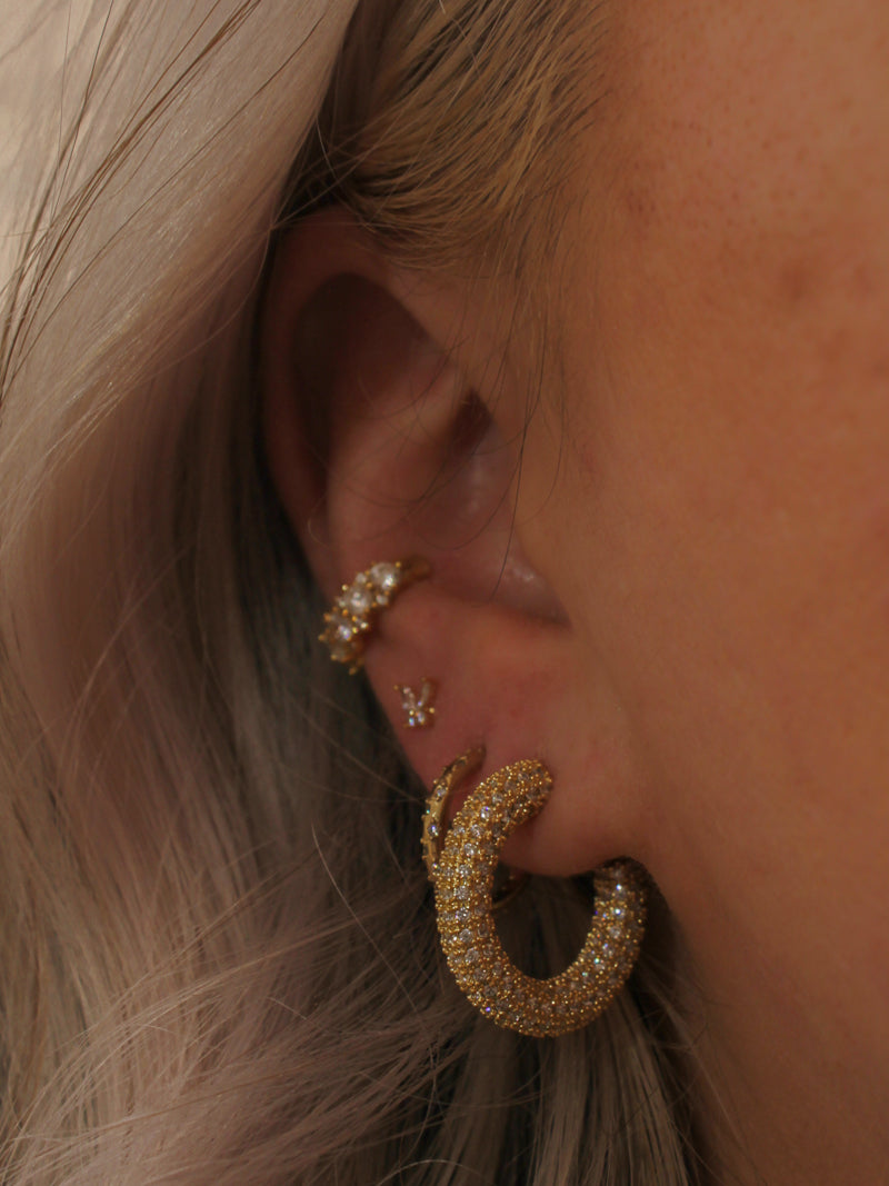Gold Earrings for Holiday 