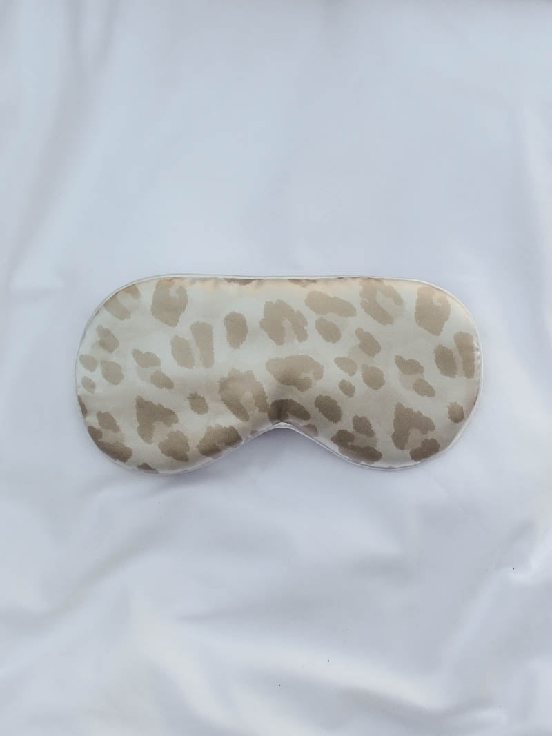 Leopard Satin Eye Mask