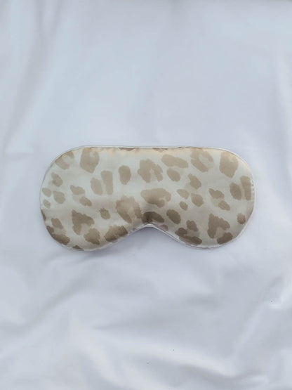 Leopard Satin Eye Mask