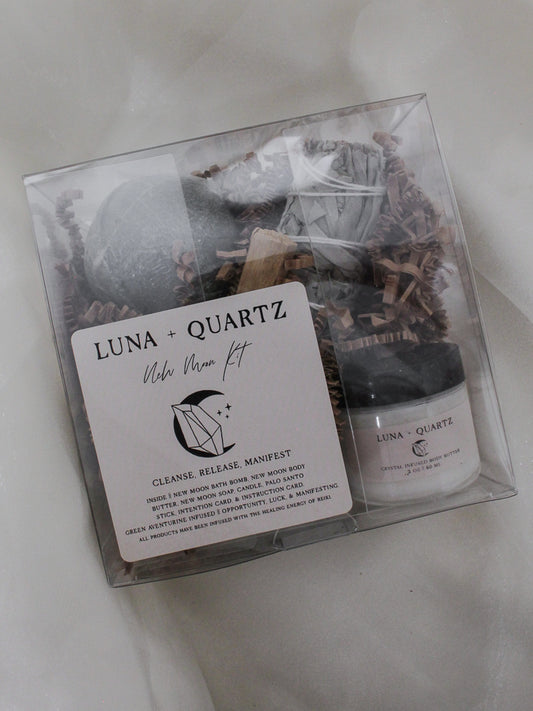 New Moon Ritual Kit - Luna & Quartz
