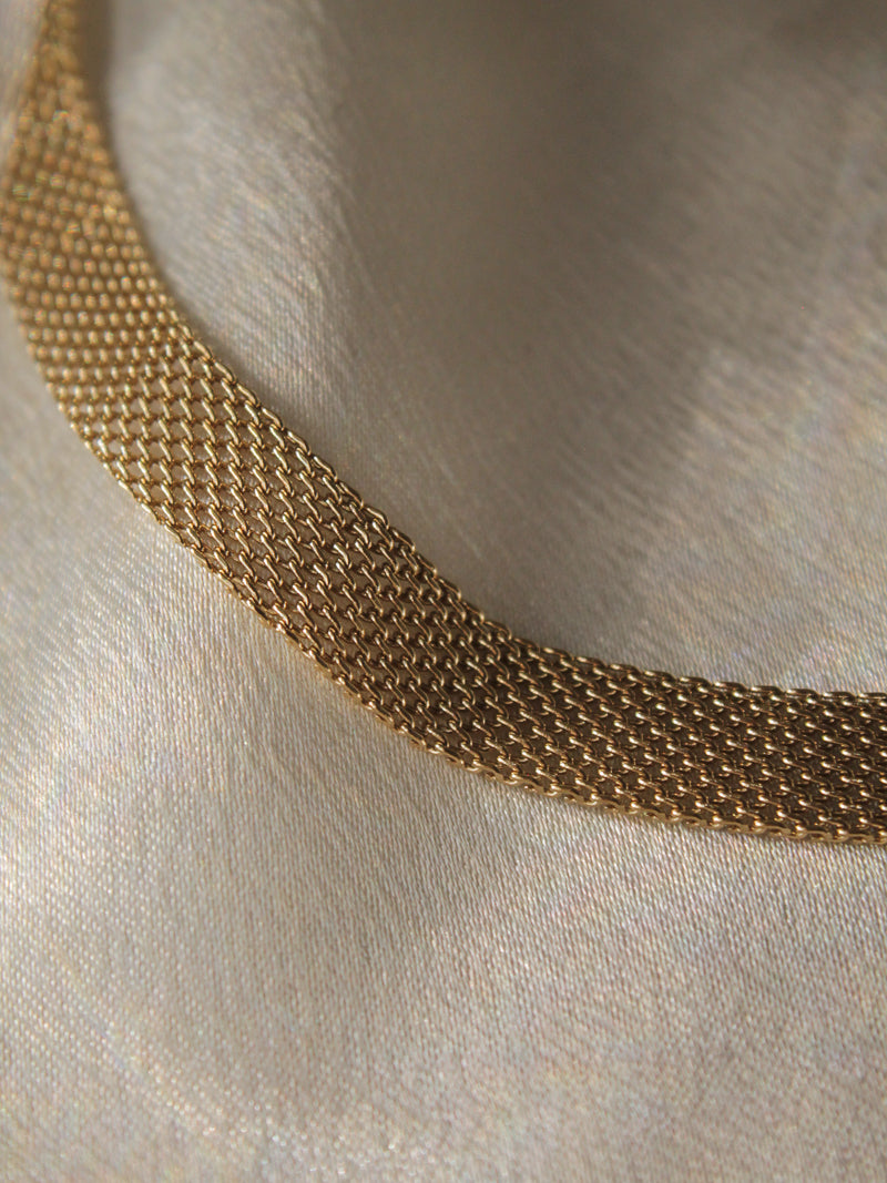 Gold Mesh Choker