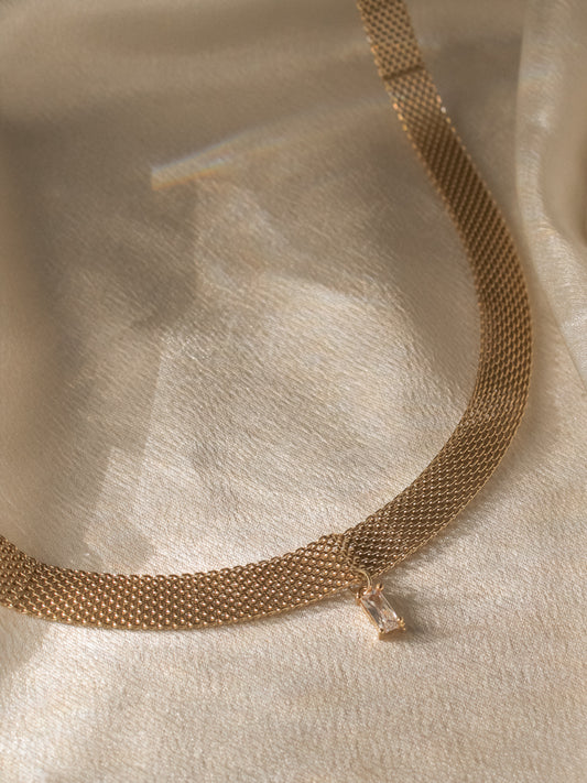 Gold Mesh Choker