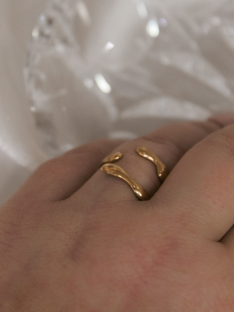 Gold Branch Ring 