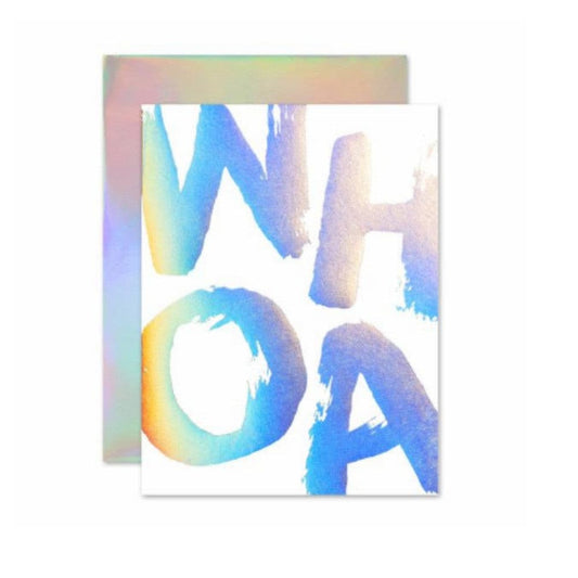 HOLLA-GRAPHIC GREETING CARD