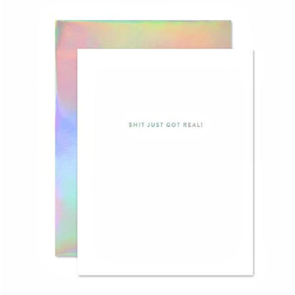 HOLOGRAPHIC GREETING CARD . THE SOCIAL TYPE